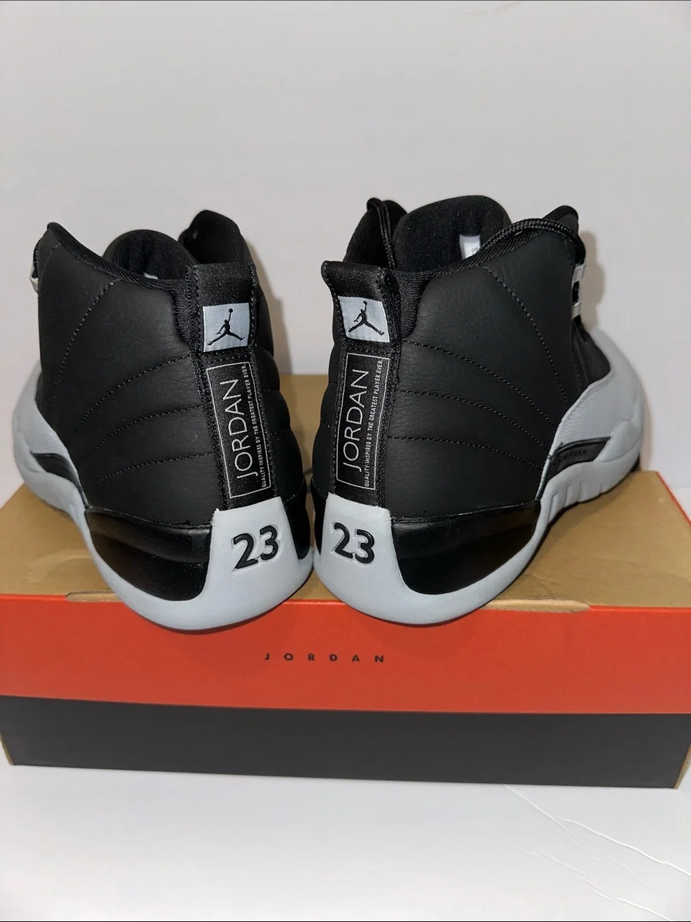 Jordan Men’s High-Top Sneakers in Black and Gray